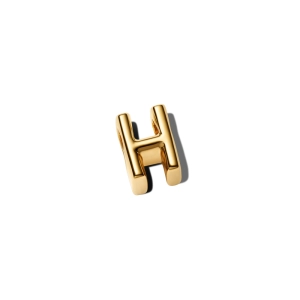 Pandora prívesok písmeno H pozlátené 14K zlatom