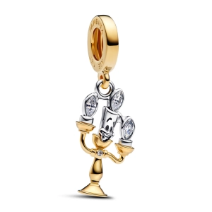 Pandora prívesok Disney svetlo strieborný a pozlátený 14K zlatom 
