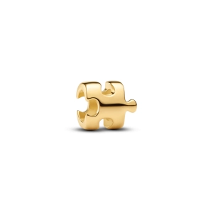 Pandora mini prívesok Puzzle pozlátený 14k zlatom