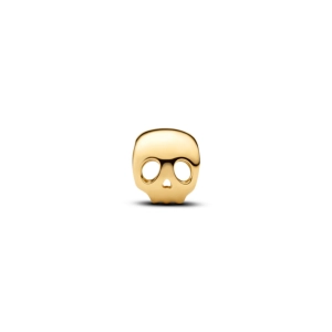 Pandora mini prívesok lebka pozlátený 14k zlatom