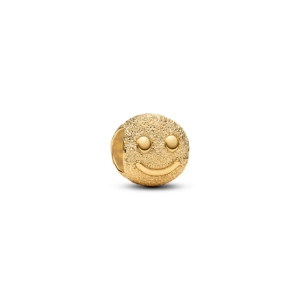 Pandora mini prívesok šťastná tvár pozlátený 14k zlatom