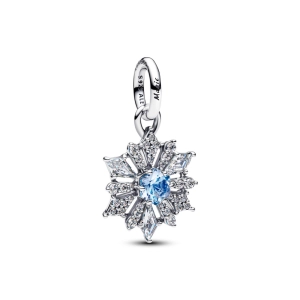 Pandora prívesok Disney Frozen Vločka strieborný